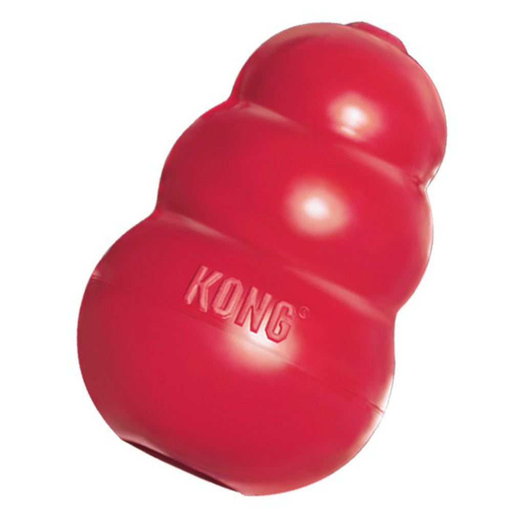 Kong T2 Classic All-Natural Rubber Dog Toy, Red, Medium