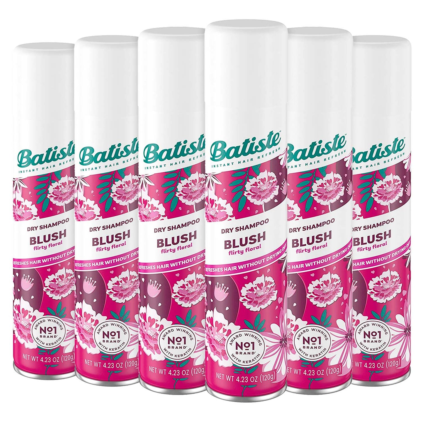 Batiste Dry Shampoo Blush  4.23 Oz  -  6 Pack