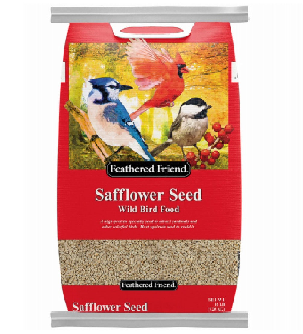 Feathered Friend 14420 Safflower Seed Wild Bird Food, 16-Lbs