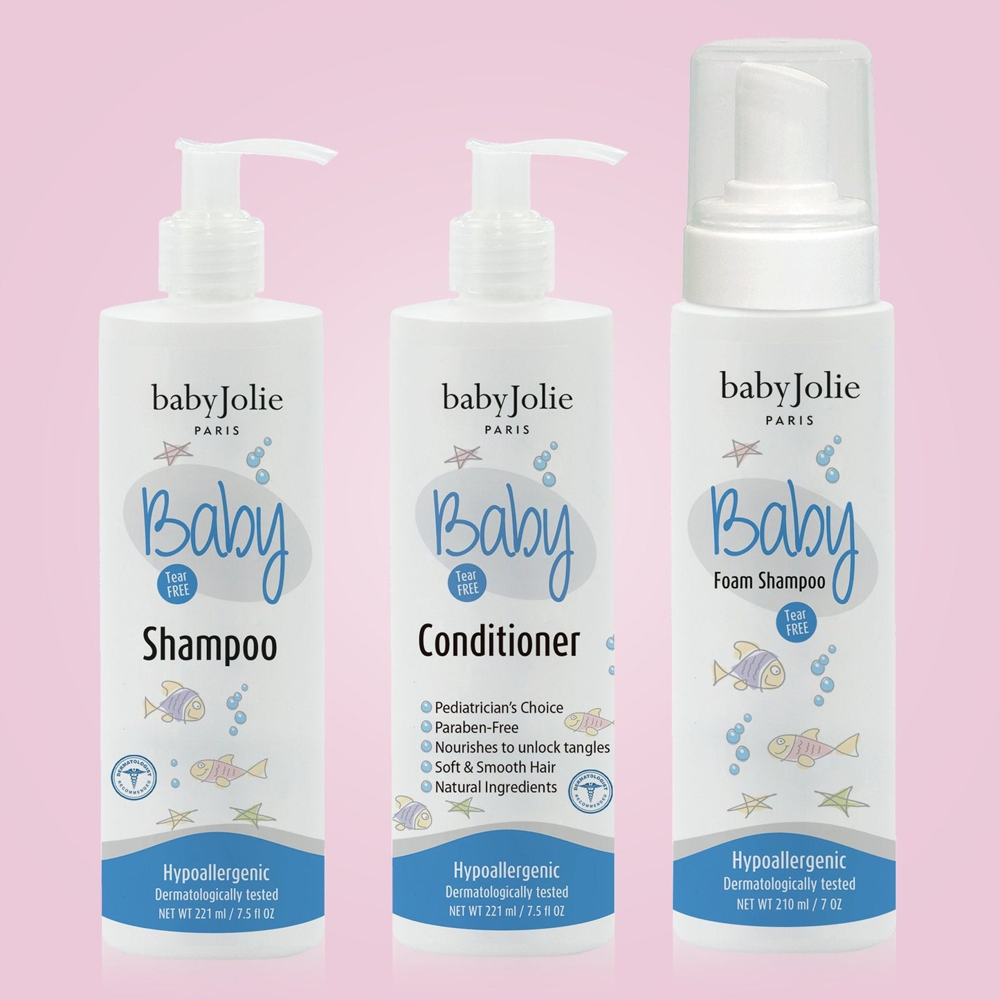 Baby Hair Care 3- Pieces Bundle