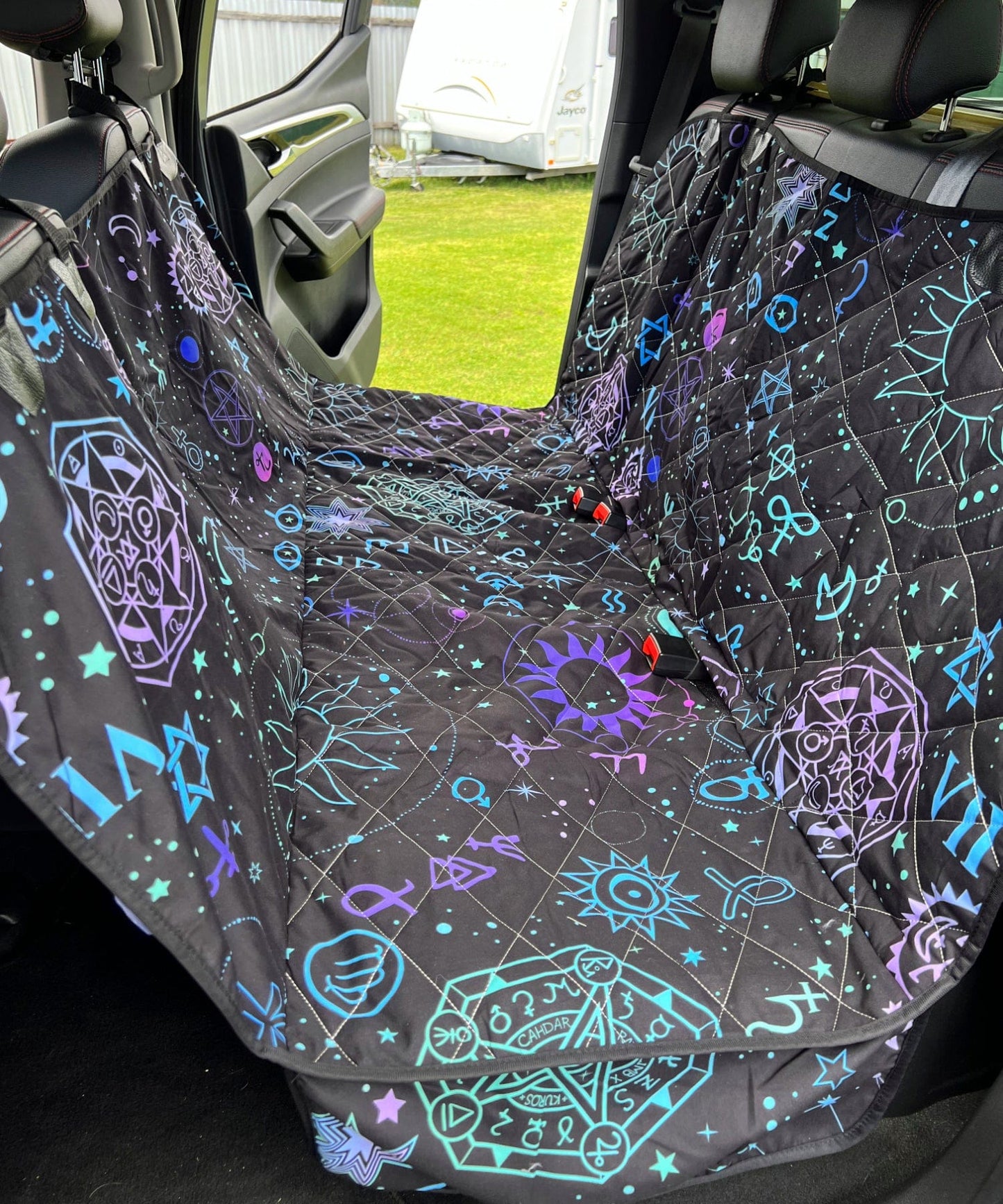 Celestial Dog Car Seat Covers