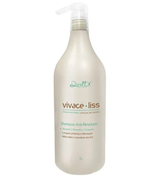 Vivace Liss Anti Residues Shampoo Hair Purifying Cleaning Treatment 1L - Dwell'x