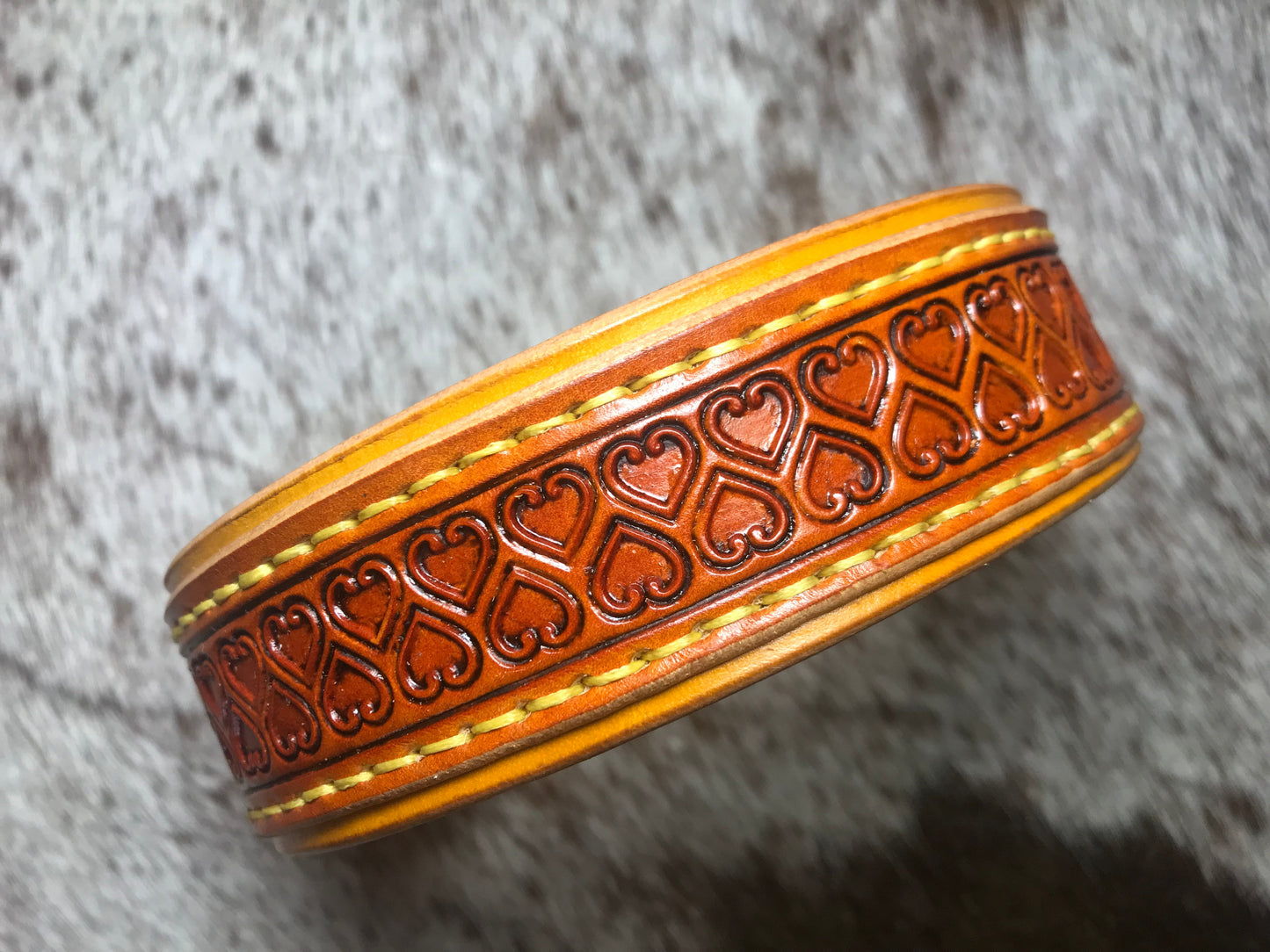 Double Love heart custom layered collar