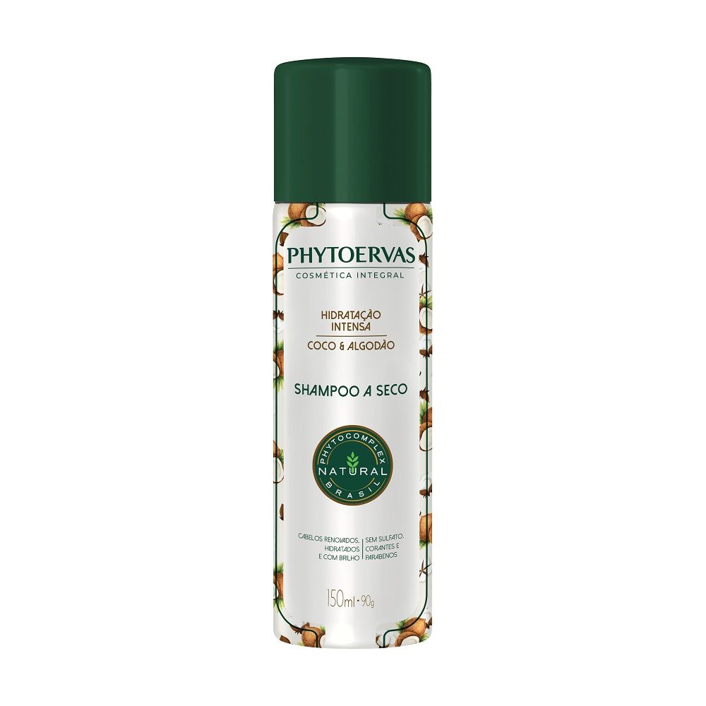Phytoervas Dry Shampoo Hydration Intense Coconut and Cotton 150ml