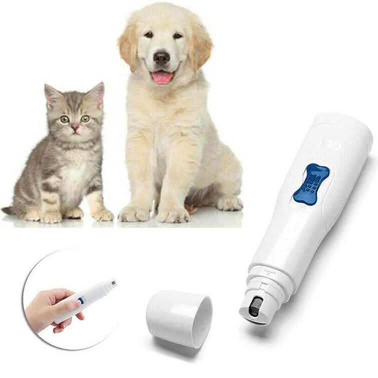 Pro Pet Dog Cat Nail Trimmer Grooming Tool Grinder Electric Clipper Kit
