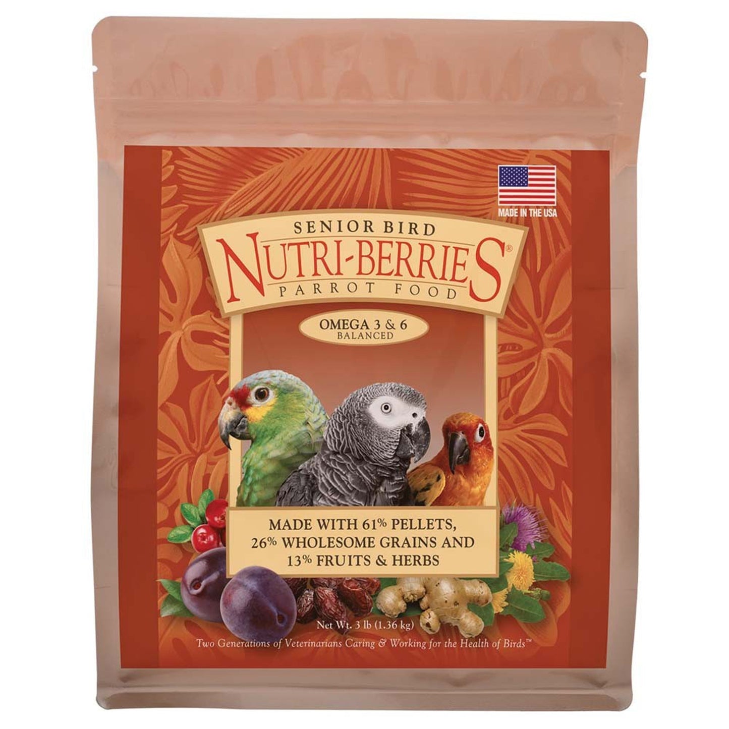 Lafeber Company Premium Daily Diet Pellet for Parrot 5 lb