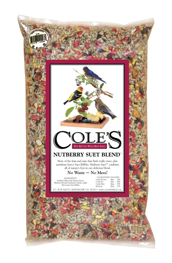 Cole's NB20 Nutberry Suet Blend Bird Food, 20 Lb