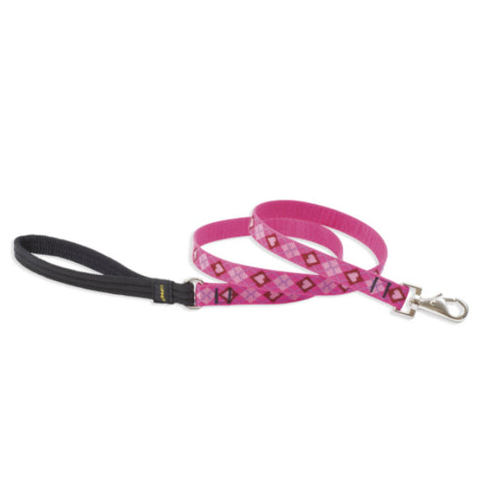 Lupine 14209 Originals Padded Handle Medium Dog Leash, Puppy Love, 3/4" x 6'