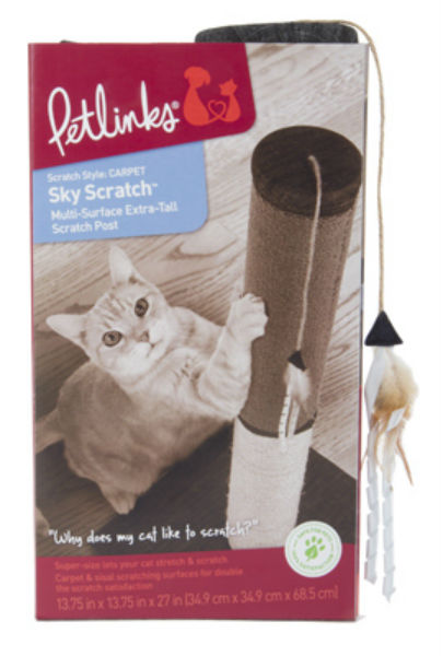 Petlinks® 49905 Multi-Surface Extra-Tall Scratch Cat Post
