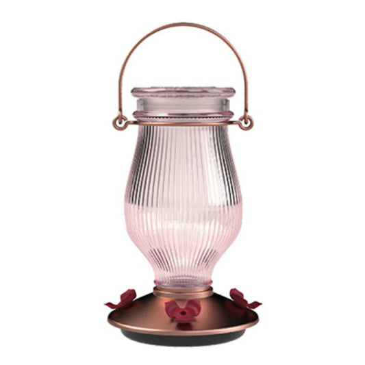 Perky-Pet 9104-2 Top Fill Glass Hummingbird Feeder, Sun Kissed, 24 Oz
