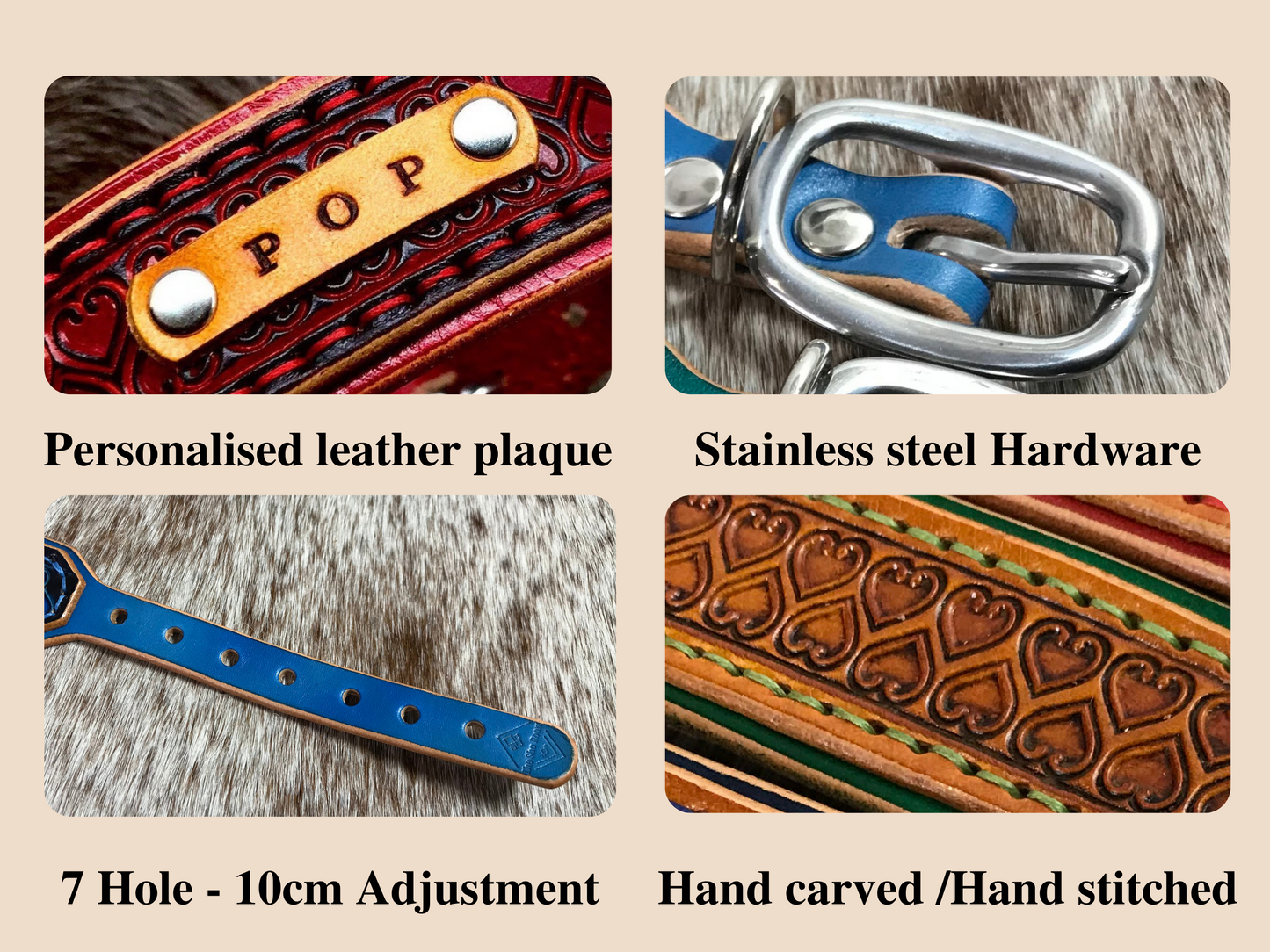 Black Double love heart custom layered collar