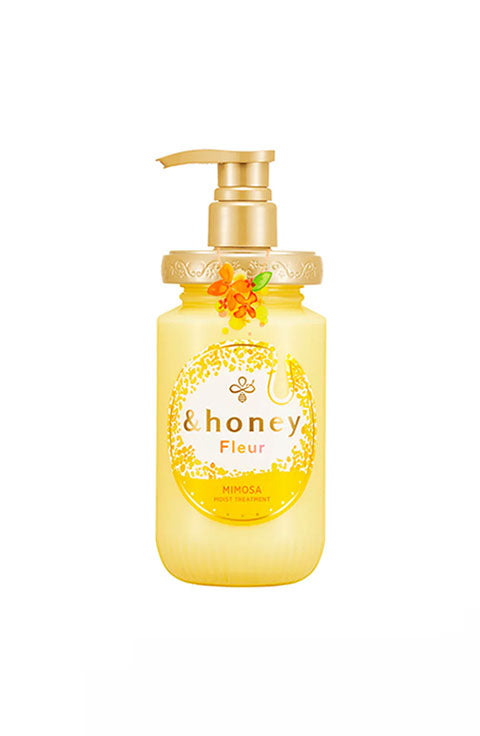 ViCREA &HONEY FLEUR KINMOKUSEI MOIST SHAMPOO, TREATMENT - 440Ml - Palace Beauty Galleria