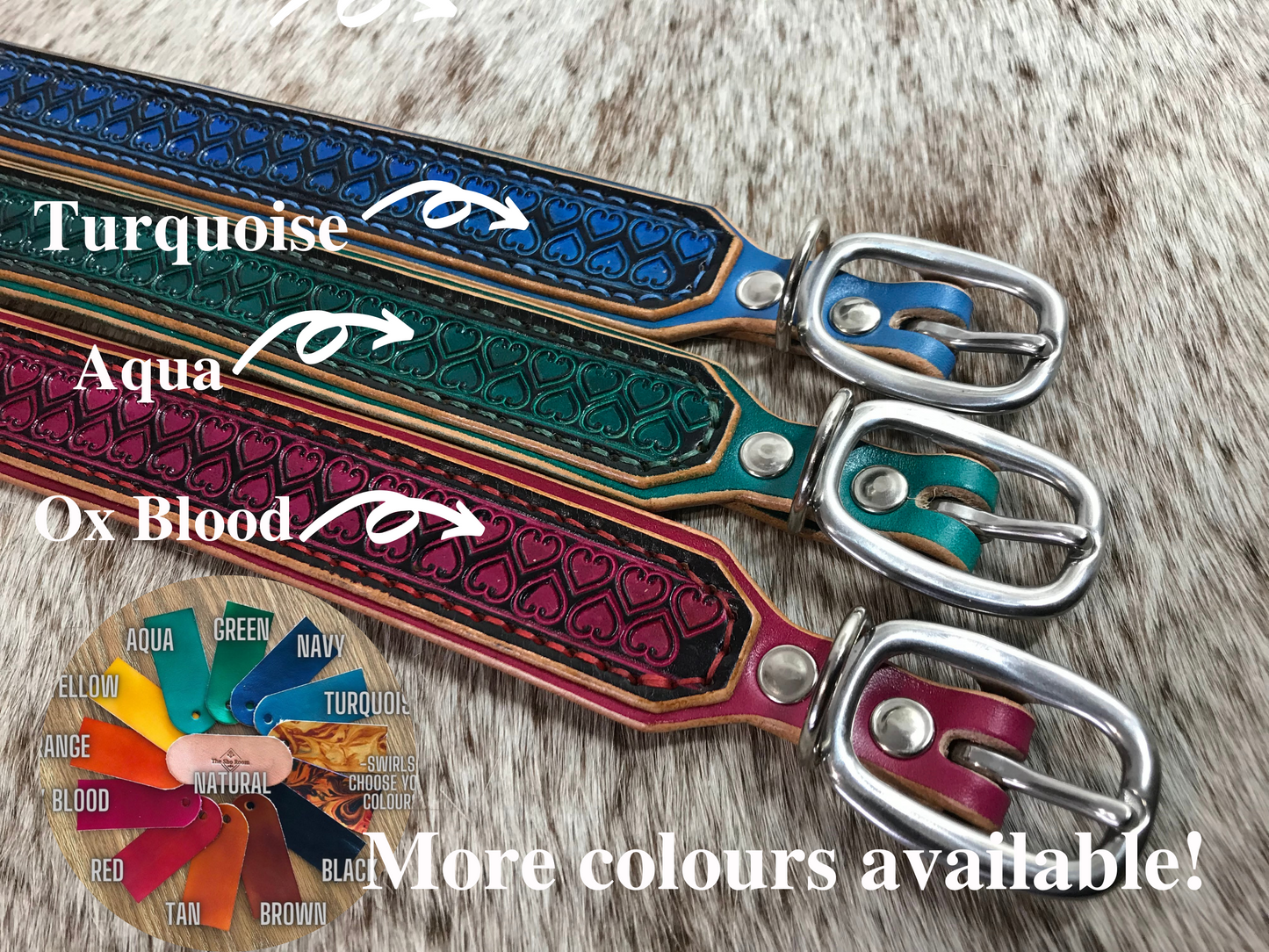 Black Double love heart custom layered collar