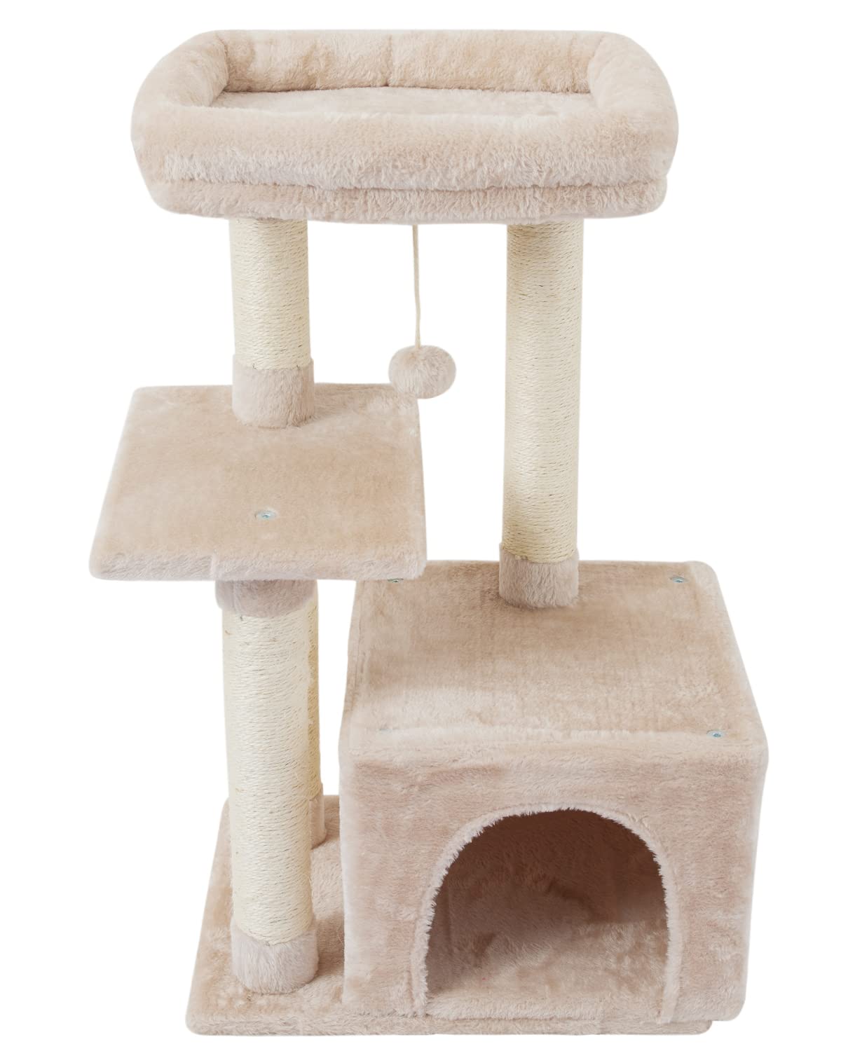 Cute Cat Tree Kitten Cat Tower for Indoor Cat Condo Sisal Scratching Posts with Jump Platform