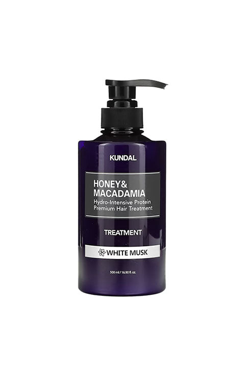 Kundal Honey & Macadamia White Musk Shampoo or Treatment 500Ml - Palace Beauty Galleria