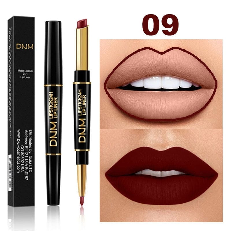 Double Ended Matte Lipstick Long Lasting Waterproof Lipsticks