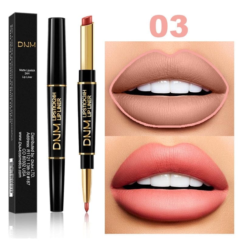 Double Ended Matte Lipstick Long Lasting Waterproof Lipsticks