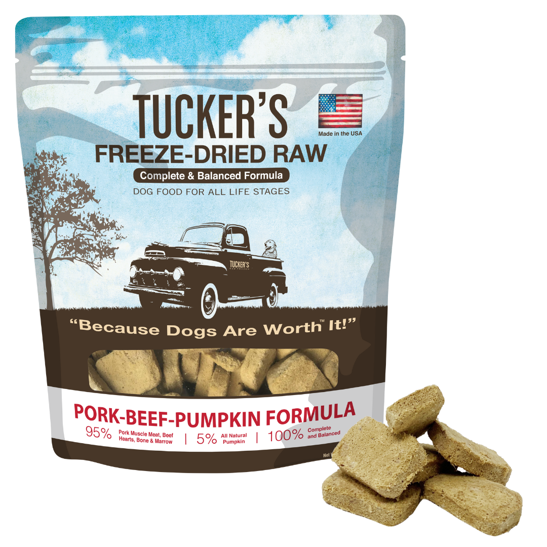 Tucker’s Pork, Beef and Pumpkin Freeze Dried Dog Food