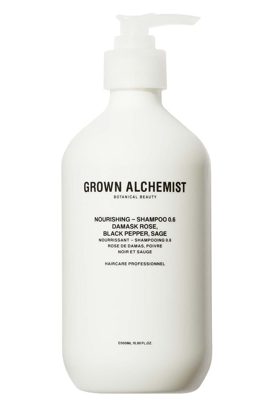Grown Alchemist Nourishing Shampoo 0.6 Damask Rose, Black Pepper, Sage 500ml