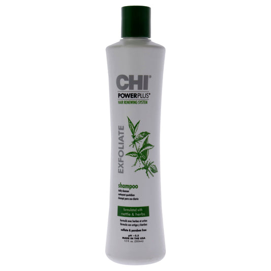 Power Plus Exfoliate Shampoo by CHI for Unisex - 12 oz Shampoo