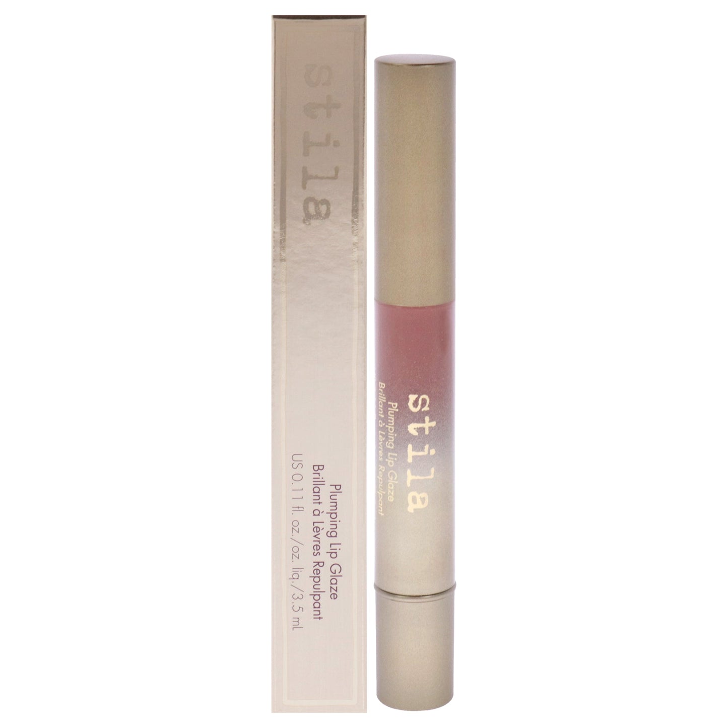 Plumping Lip Glaze - Honey by Stila for Women - 0.11 oz Lip Gloss