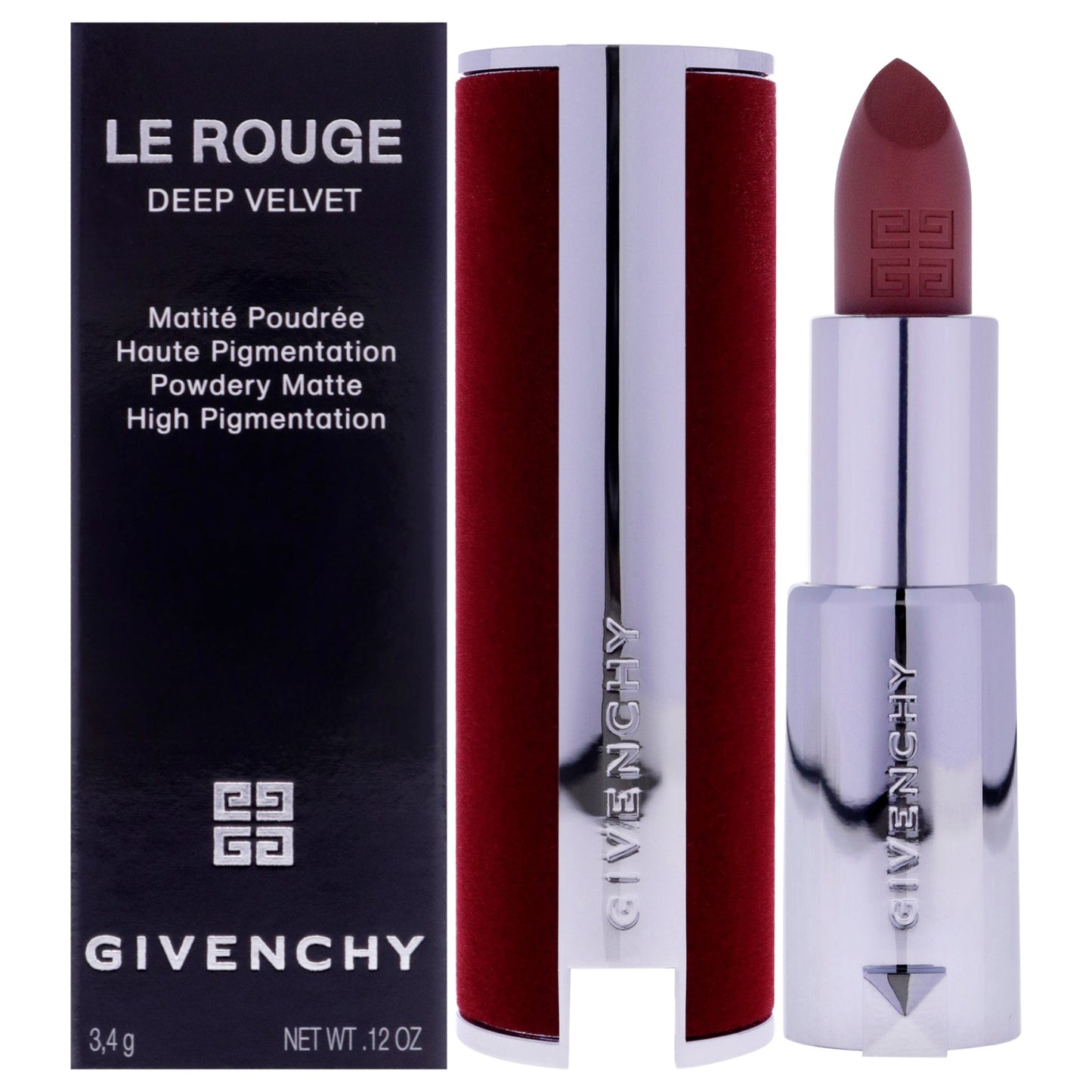 Le Rouge Deep Velvet Matte Lipstick - N10 Beige Nu by Givenchy for Women - 0.11 oz Lipstick