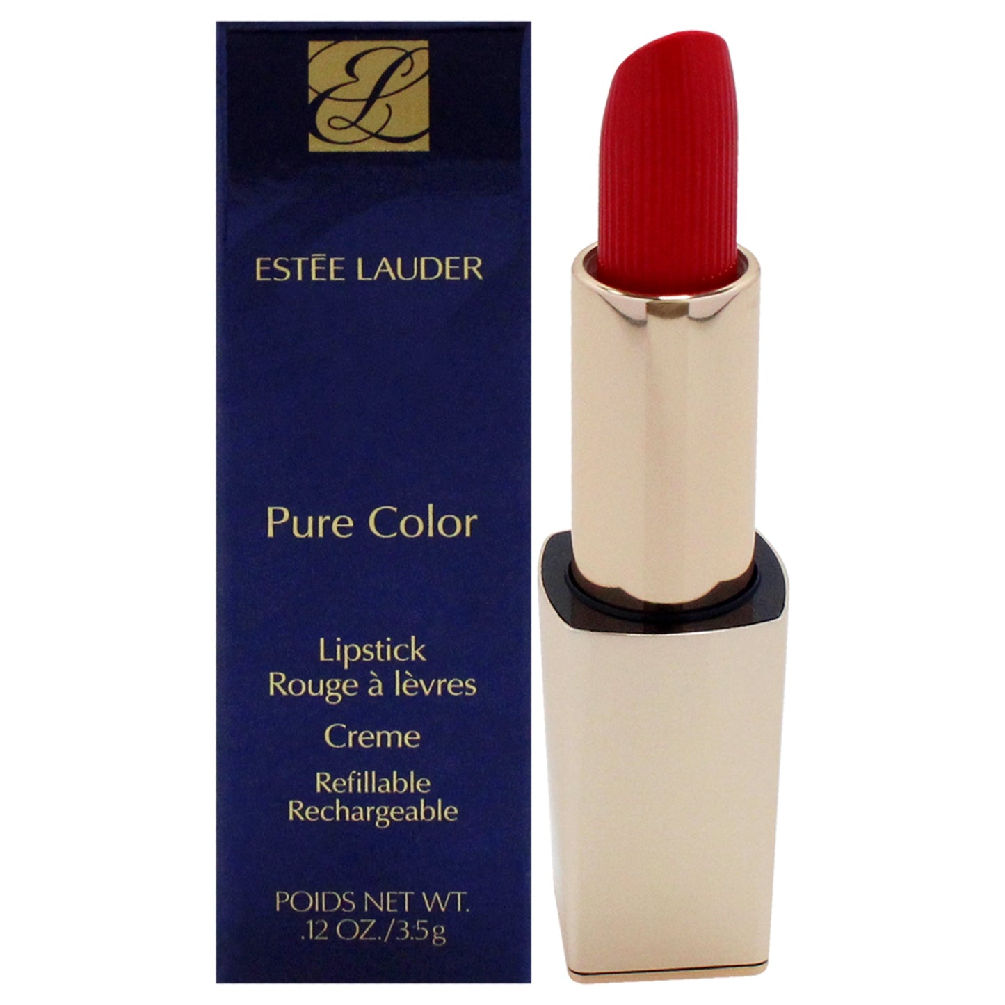 Pure Color Creme Lipstick - 520 Carnal by Estee Lauder for Women - 0.12 oz Lipstick