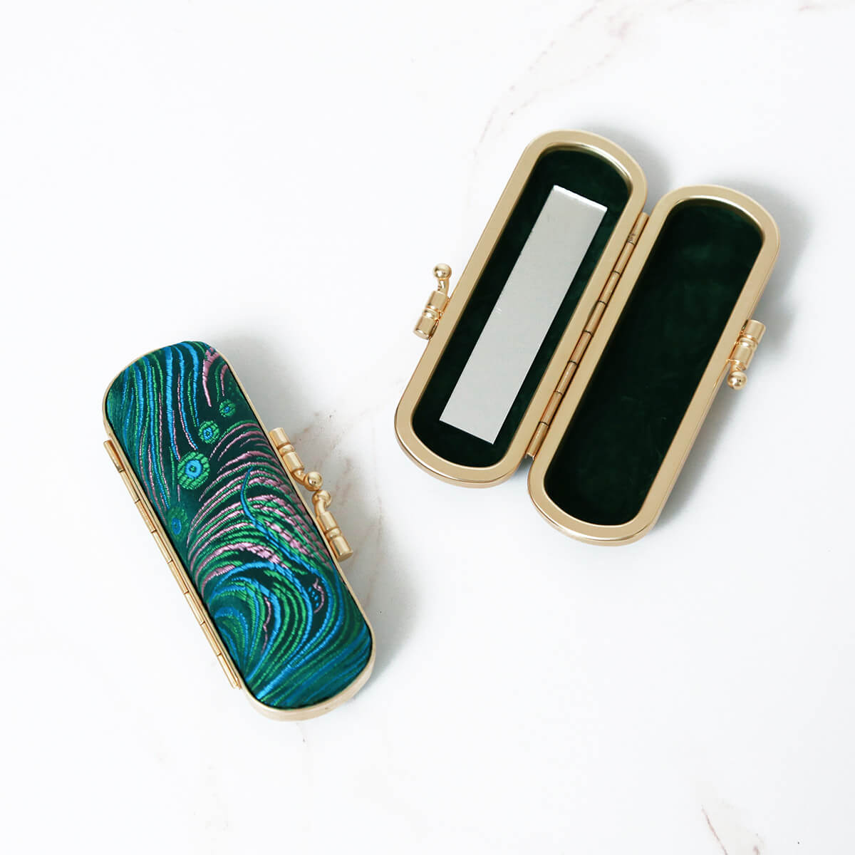 Peacock Lipstick Case - CHOP SUEY CLUB - Cathayana - Asian Art Lifestyle Store