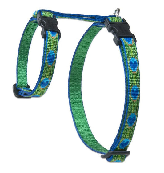 Lupine Pet 32672 Tail Feathers H-Style Cat Harness, 1/2 Inch x 12-20 Inch