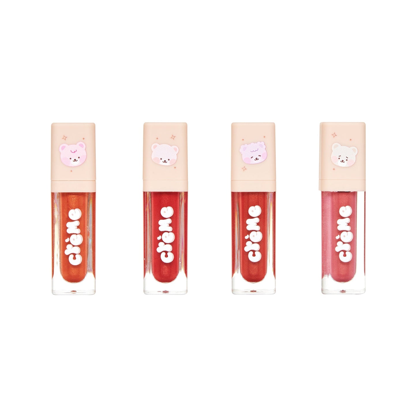Boba Bears Juice Pop! Lip Gloss (Set of 4)