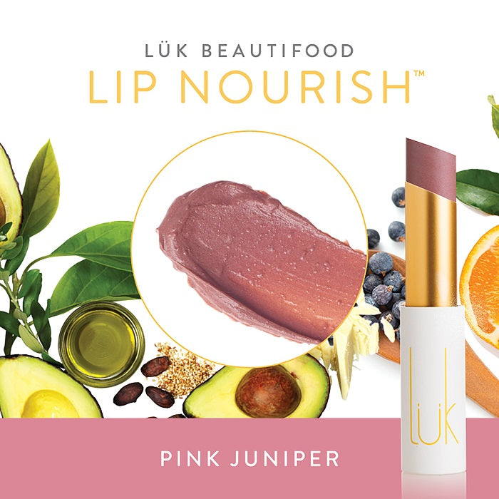 Buy Luk Beautifood Lip Nourish Lipstick in Pink Juniper colour at One Fine Secret. Luk Beautifood Official Australia Stockist in Melbourne.