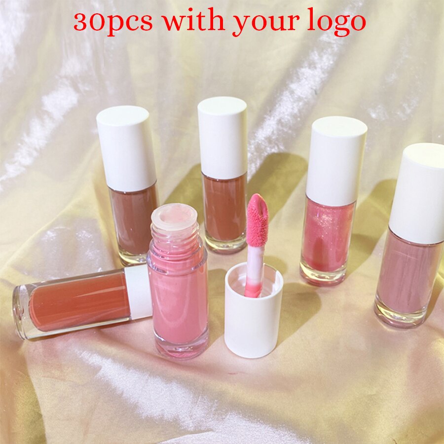 Bulk 27 Colors Cute Tube 7ml Moisturizing Non-fading Glossy Glaze