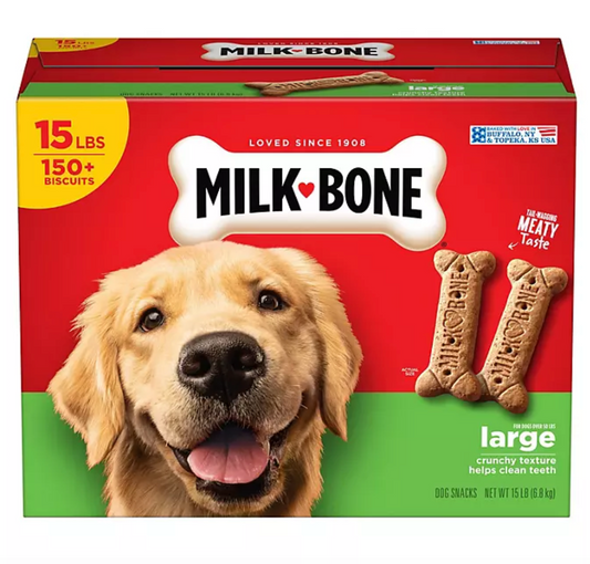 Milk-Bone Original Large Crunchy Dog Treat Biscuits (240 oz.)