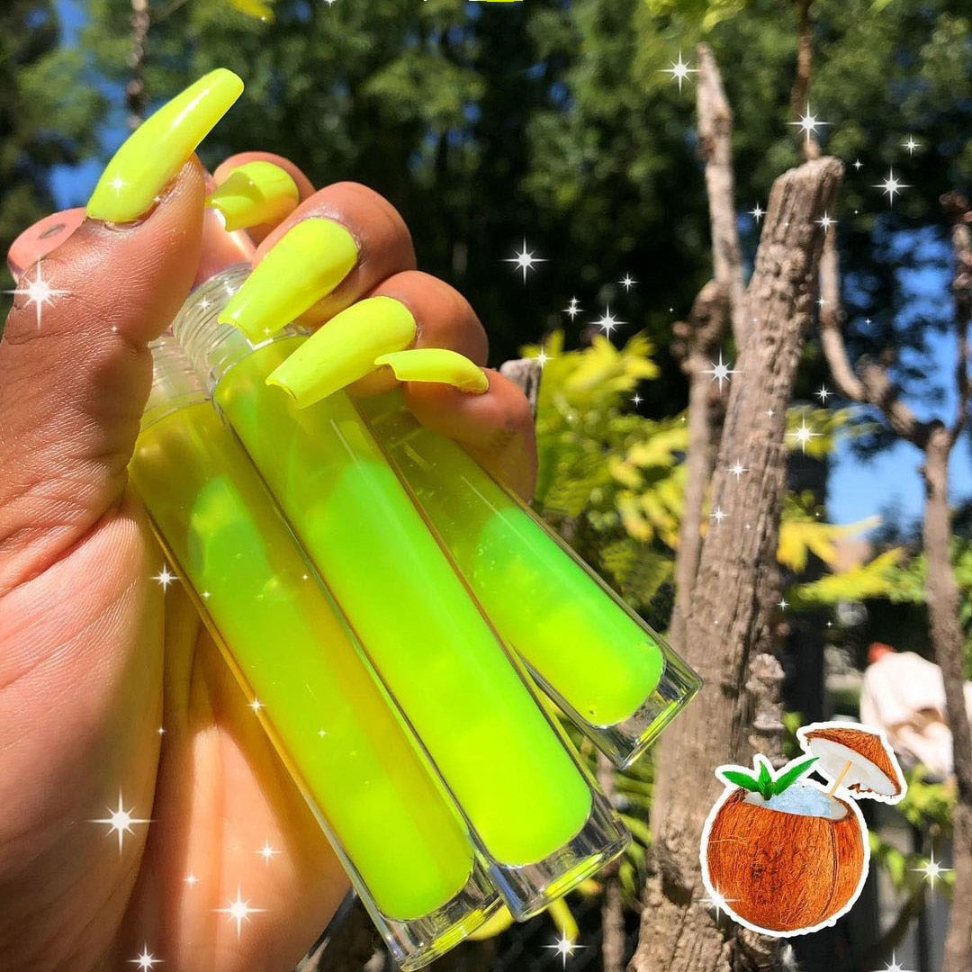 Custom Lip Gloss Clear Long Lasting Tubes 8 pcs