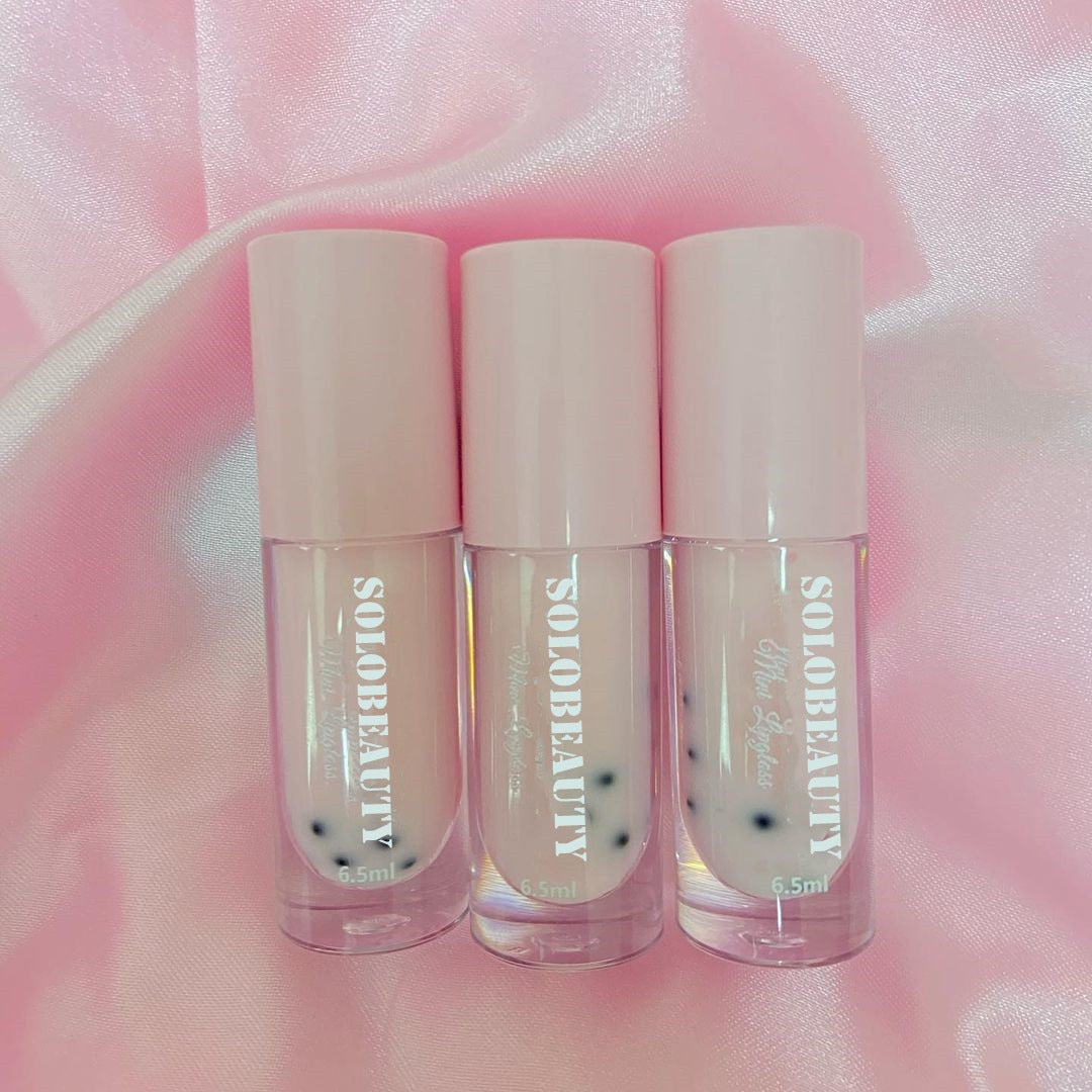 Boba Milk Tea  Lip Gloss 4pc