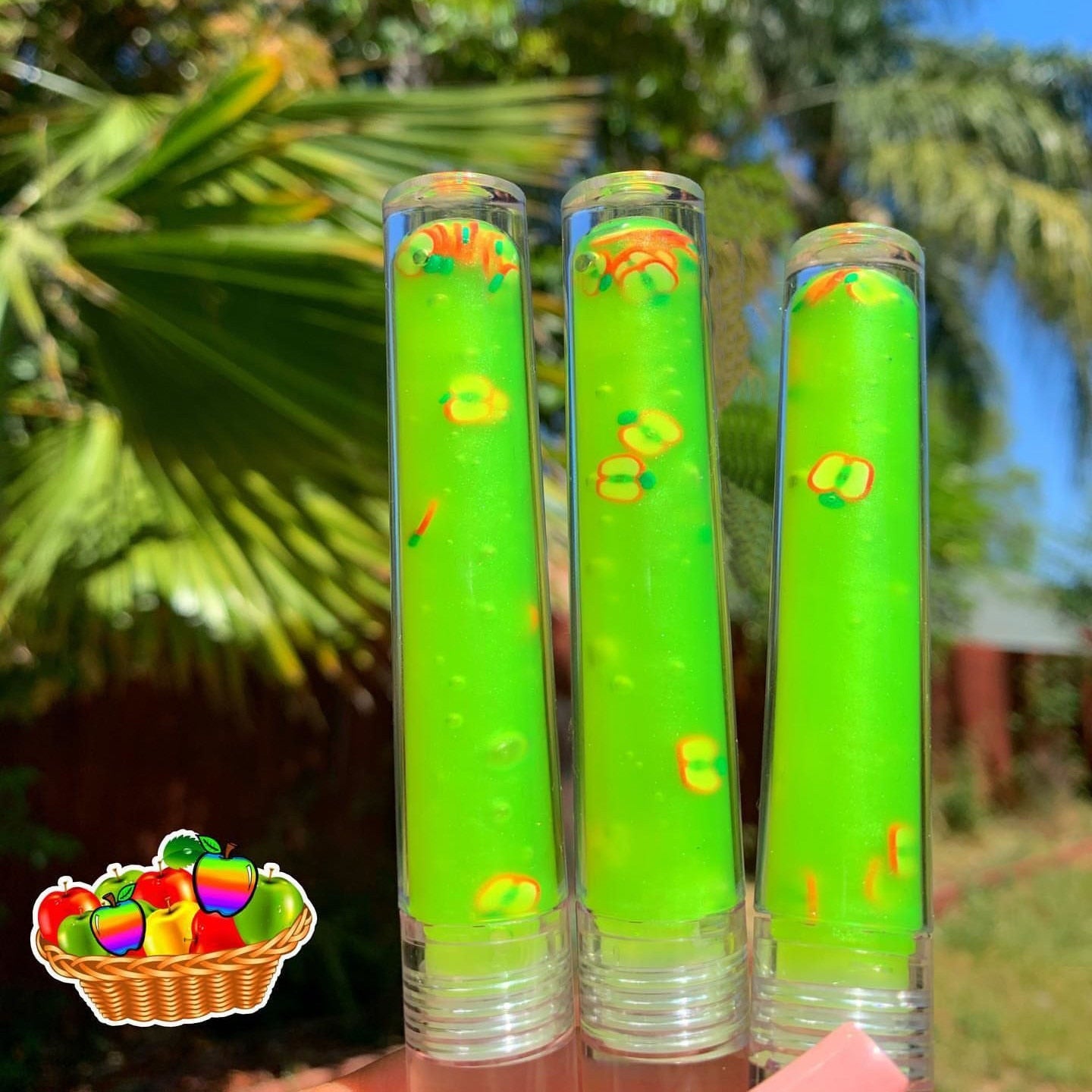 Custom Lip Gloss Clear Long Lasting Tubes 8 pcs