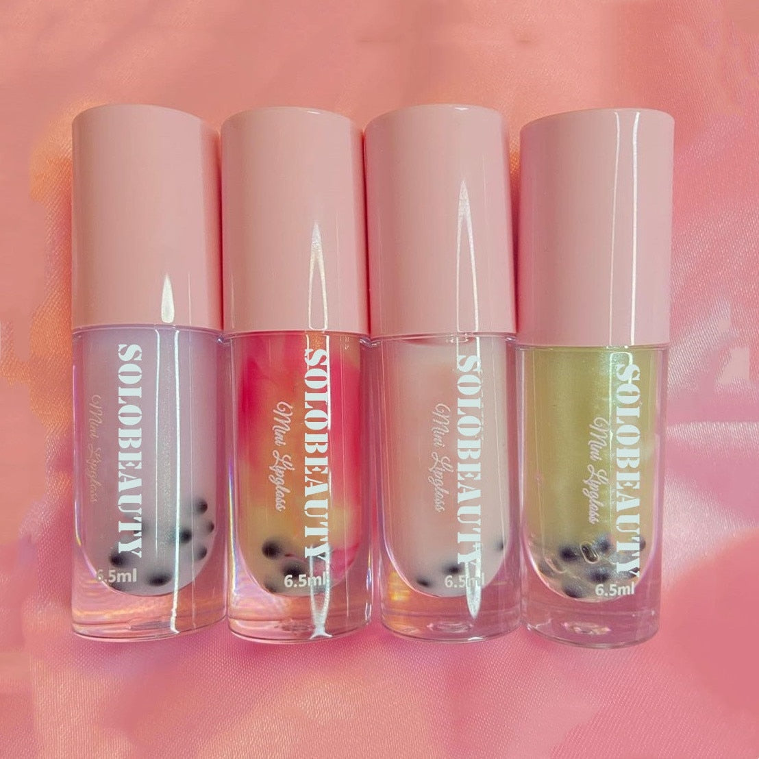 Boba Milk Tea  Lip Gloss 4pc