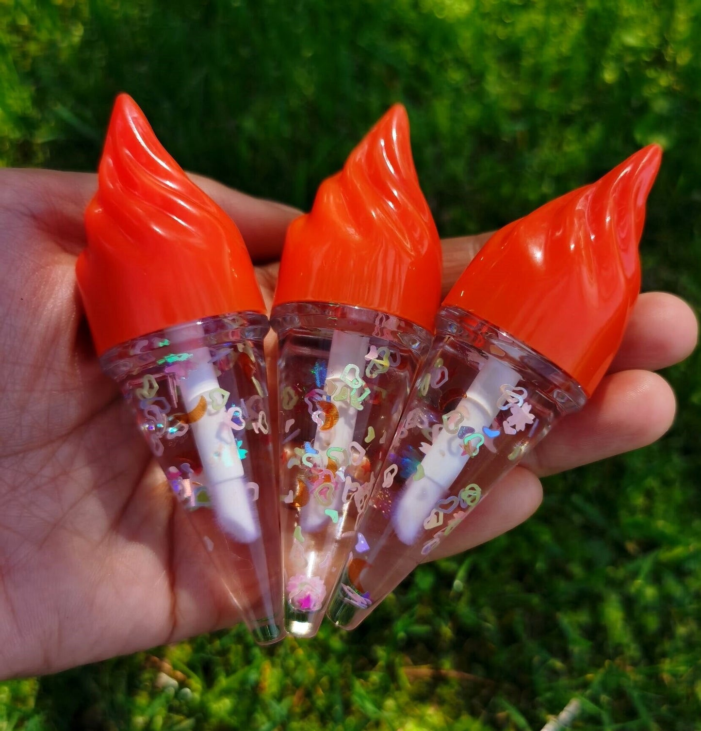 Cute Cruelty Free Vegan Ice Cream Lip Gloss Set 4 pcs