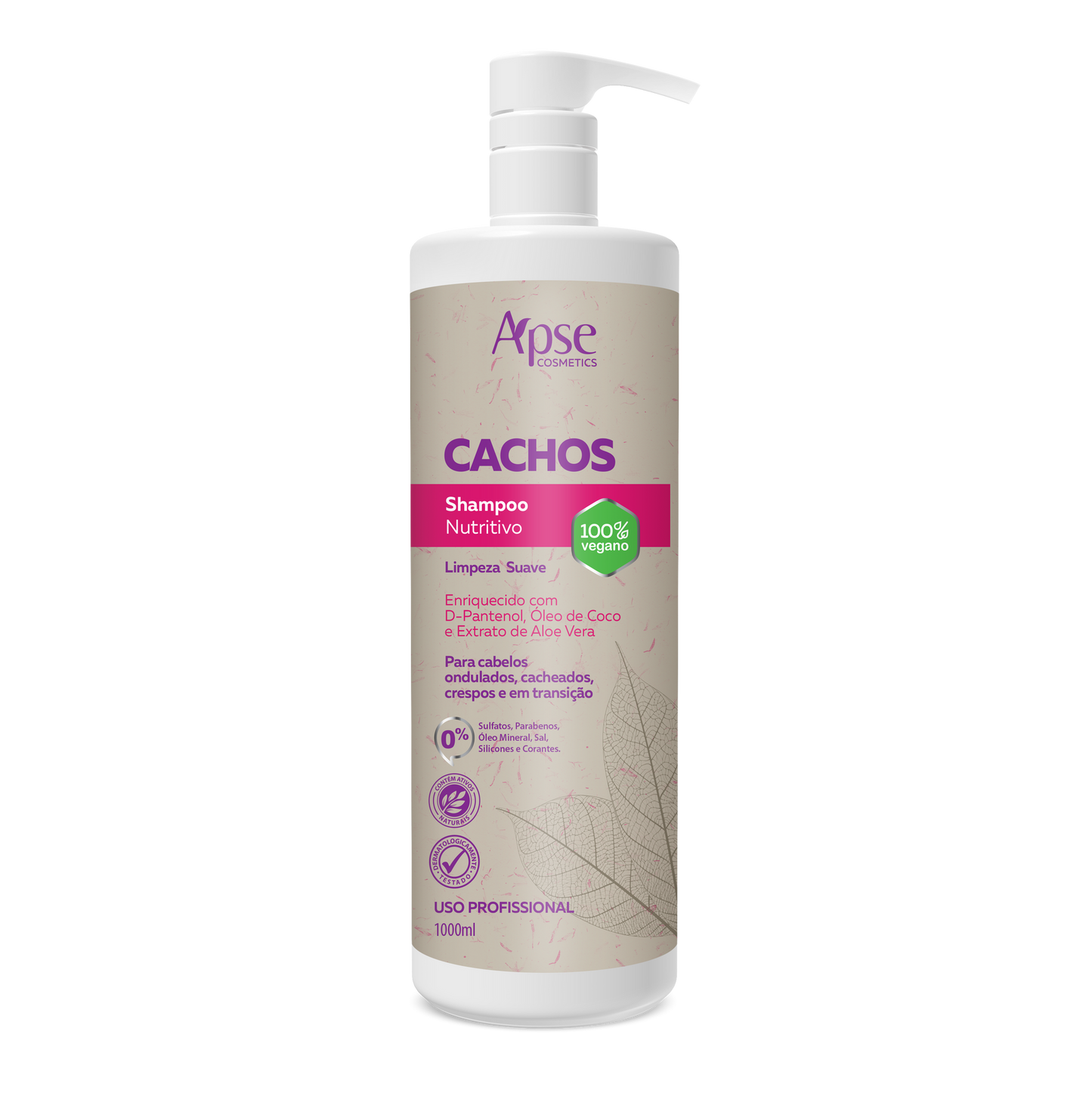 Apse Cosmetics - Nutritive Curls Shampoo 33.8 fl oz