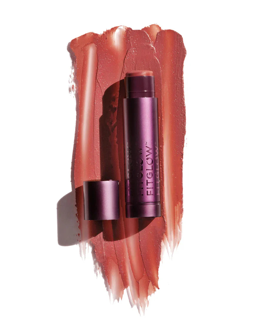 Fitglow Beauty Spice - Soft Matte Rosewood Brown - CLOUD COLLAGEN LIPSTICK + CHEEK BALM