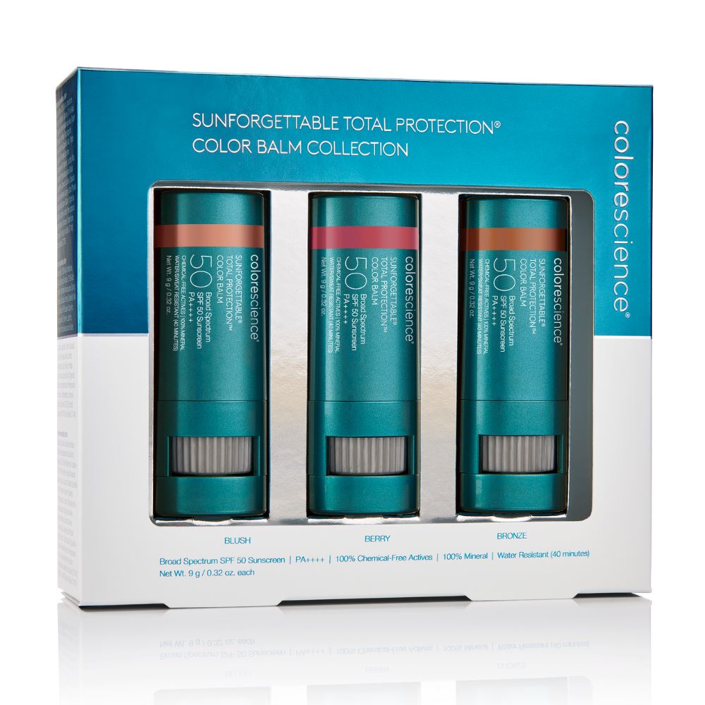 Colorescience Sunforgettable Total Protection Color Balm SPF 50 Collection