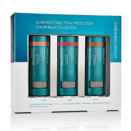 Colorescience Sunforgettable Total Protection Color Balm SPF 50 Collection