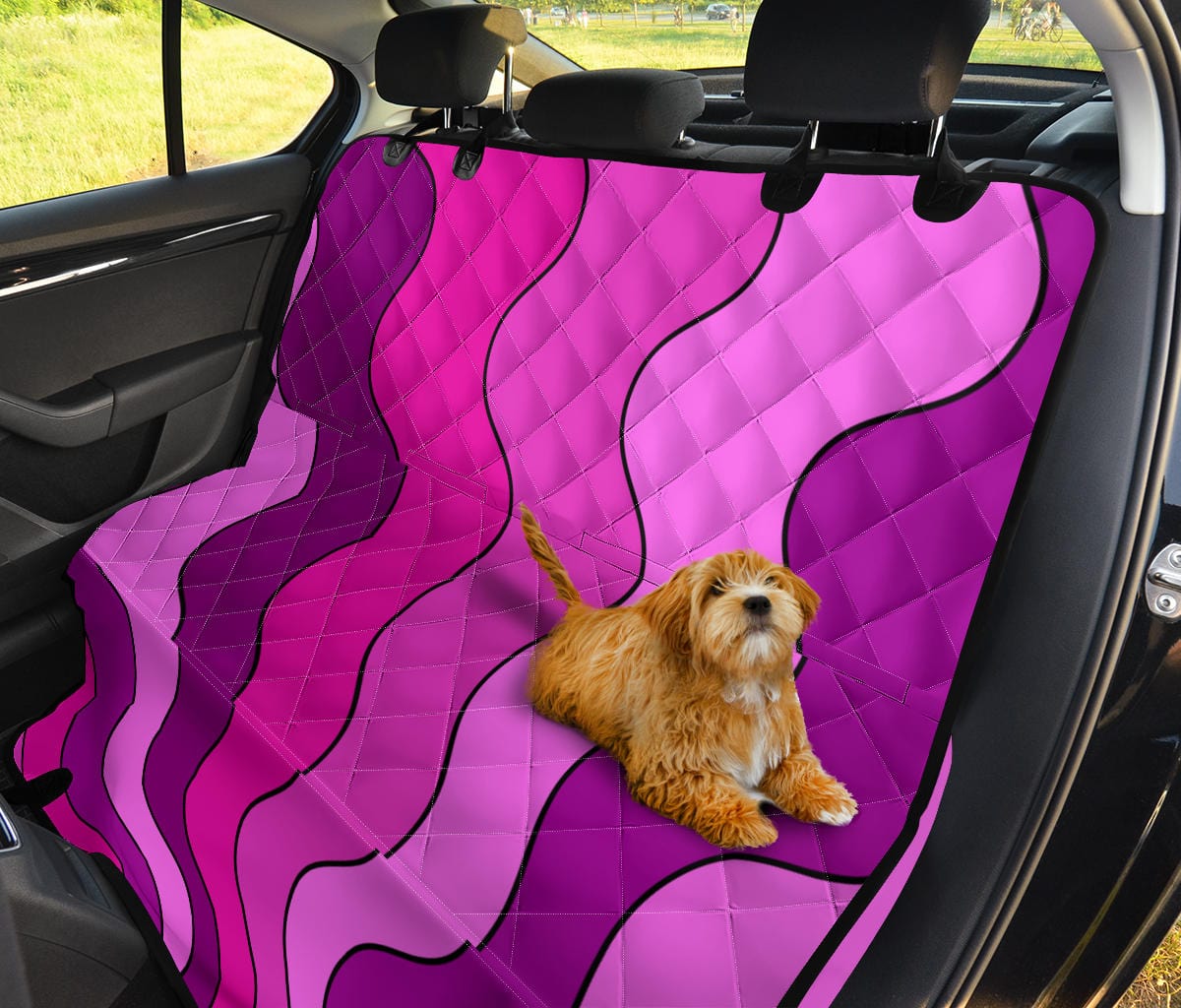 Magenta Vibes Dog Car Seat Covers