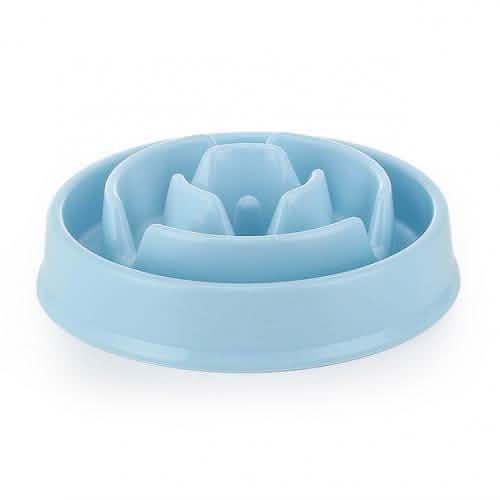 Healthy Slow Feeder Pet Bowl Pet Supplies Blue - DailySale