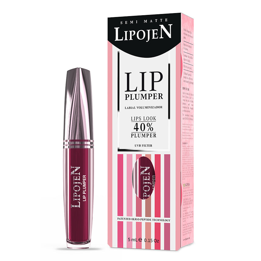 Lipojen Semi Matte Lip Plumper - Volumizing & Moisturizing