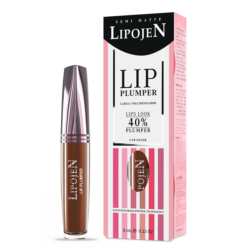 Lipojen Semi Matte Lip Plumper - Volumizing & Moisturizing
