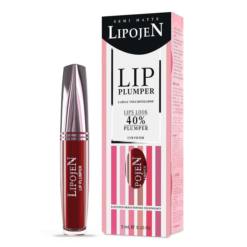 Lipojen Semi Matte Lip Plumper - Volumizing & Moisturizing