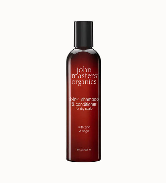 John Masters Organics 2 in 1 Shampoo with Zinc & Sage - 236ml