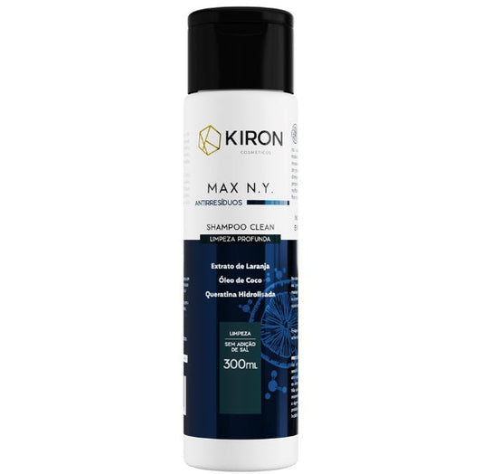 Clean MAX N.Y. Anti-Residue Shampoo Deep Clean Hair Treatment 300ml - Kiron