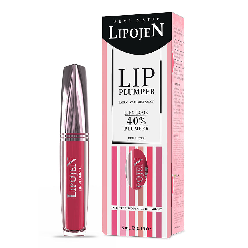 Lipojen Semi Matte Lip Plumper - Volumizing & Moisturizing